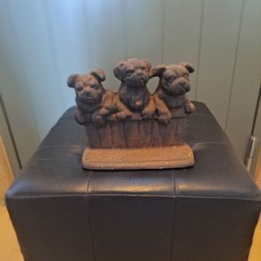 cast iron doorstop