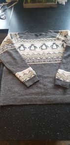 Grey Fairisle Style Jumper