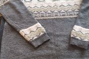Grey Fairisle Style Jumper