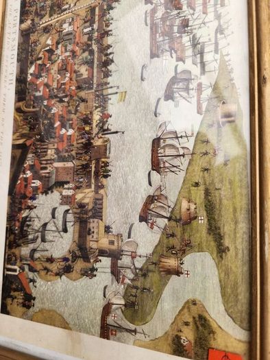 The encampment of the English forces