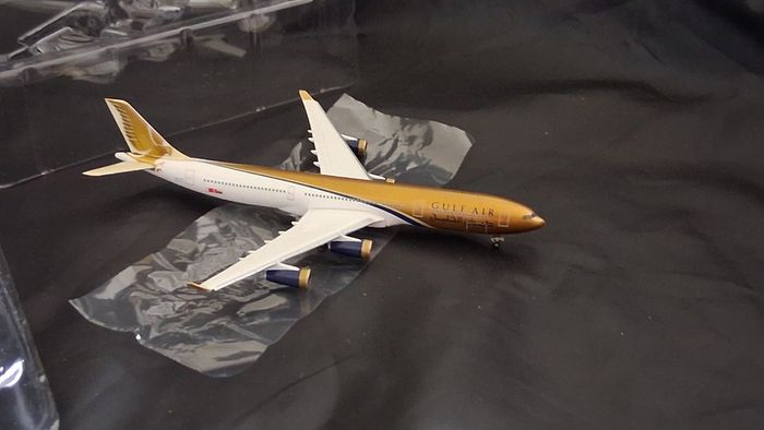Herpa Wings 1:500 Gulf Air Airbus A340-300 Diecast Model #507455 A40-LG