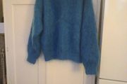 Mohair  Blue Sweater (Handmade Vintage) Oversized