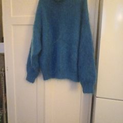 Mohair  Blue Sweater (Handmade Vintage) Oversized