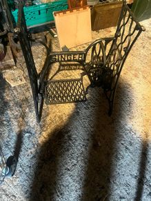 Vintage singer machine base