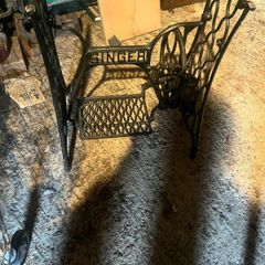 Vintage singer machine base