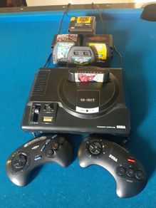 Sega Megadrive With Games