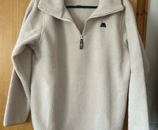 4th Arq Lennox Half Zip Fleece in Ecru