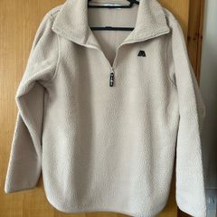 4th Arq Lennox Half Zip Fleece in Ecru