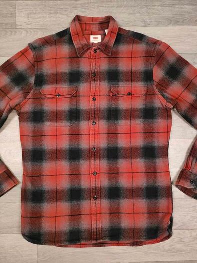 Levis Heavyweight Check Shirt Mens Medium