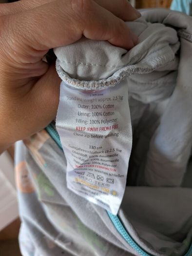 Slumbersac Baby sleeping bag 2.5tog 2-4year old