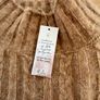 Jessica Simpson Women's Long Sleeve Cable Knit Sweater Dress - Tan Brown - Belt Image 4
