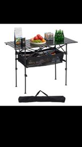 Camping table. Folding table. Foldable table. Camping table with storage. Picnic table