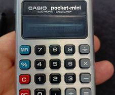 RARE Vintage Casio Pocket-mini Electronic Calculator CP-801C - Made in Japan