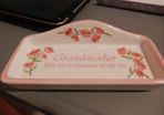 New Ceramic Holder for Jewellery, Eyeglasses etc for GrandMother. 4 euro