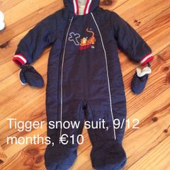 Boys 9 /12 months Tigger snow suit