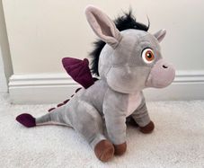 Shrek Grey Donkey Dragon Soft Plush Shreks Adventure approx. 30 cm. Used Please see photos