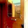 Mid-century art deco wooden wardrobe Image 7