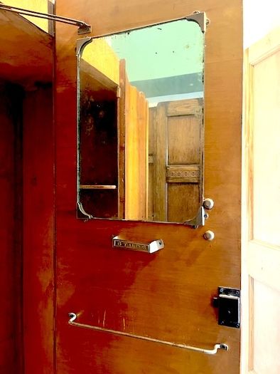 Mid-century art deco wooden wardrobe