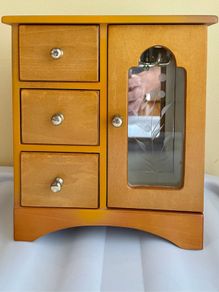 Vintage Jewellery box - real wood