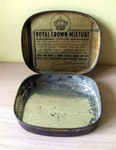 Royal Crown Mixture Tin - Hinged