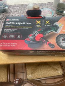 cordless angle grinder