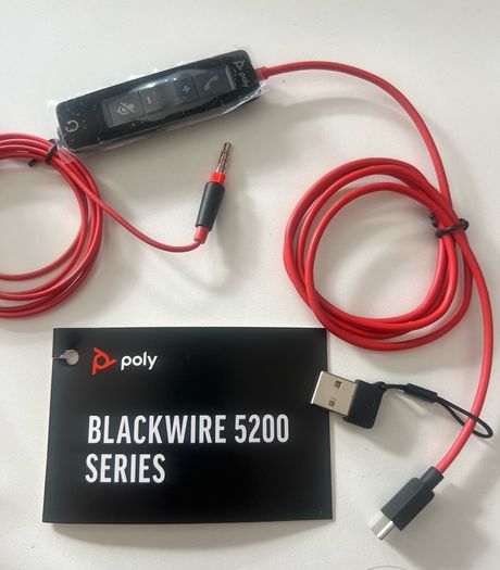 Plantronics Poly Blackwire 3220 Wired Headset