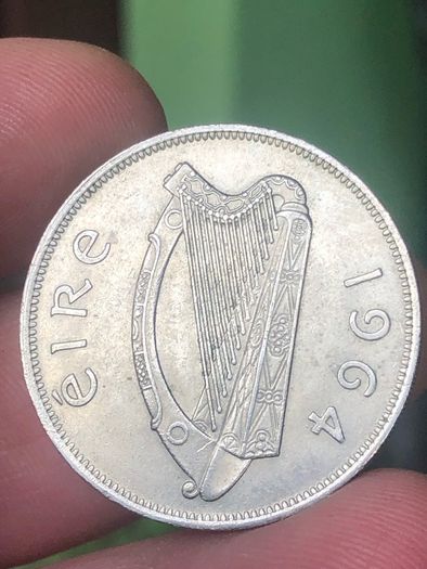 Irish 1964 Halfcrown Nice grade
