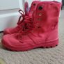 Casual Sport Style Red Denim Ankle boots,size 39 Image 2
