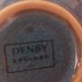 Fabulous Collectable Vintage Set of Six Denby Stoneware Cup and Saucer Duos in the Stunning and Popular Midnight Pattern, Mint Condition Image 9