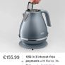 Delonghi metallic kettle and toaster and 4 slice toaster Image 4