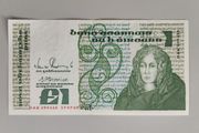 1 Punt Pound Ireland 1989 Queen Medb Banknote