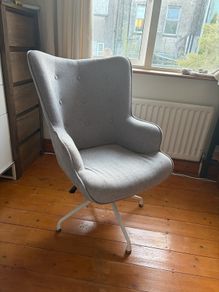 Grey Swivel Chair