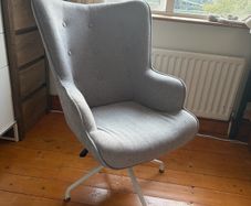 Grey Swivel Chair