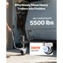 Electric Trailer Dolly, 2.5 T Towing Capacity, 380W 12V Motorized Jockey Wheel with 7 m/min Moving Speed, 31-63 cm Adjustable Clamp Height & 20.3 cm Rubber Tire, For Moving Caravan Boat Image 2