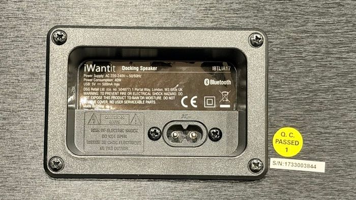 Bluetooth Speaker (no power cable)