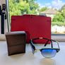 Ray ban Clubmaster foldable + RB leather case Image 2
