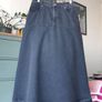 Ba&sh Denim Skirt Size Uk 8 Image 2