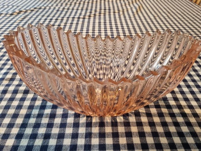 Art Deco style glass bowl