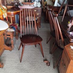 Vintage Ercol moustache Windsor dining chairs