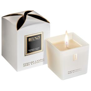 Perfume Fragrance Candle JFenzi La'Amore, Handmade Natural Soy Wax Candle