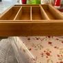 Bamboo cutlery tray Image 6