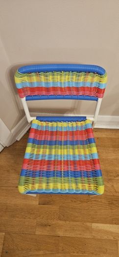 IKEA childrens multicolour chairs
