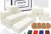 Candle Making Kit, DIY Candle Making Supplies, Enough Soy Wax for Making Candle, 50pcs Candle Wicks Stickers, 8 Color Dye Wax, 4pcs Insulation Mats, Candle Wax, Candle Making Kits