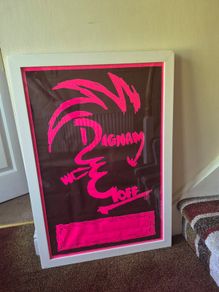 Dignam & Goff gig poster 1992 (Christy Dignan/Aslan)
