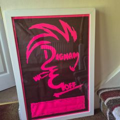 Dignam & Goff gig poster 1992 (Christy Dignan/Aslan)