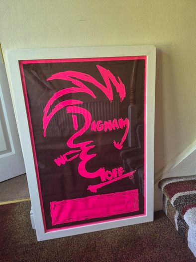 Dignam & Goff gig poster 1992 (Christy Dignan/Aslan)