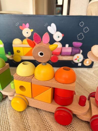 Kids wooden  toy train
