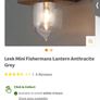 Zink leek mini wall lantern Image 2