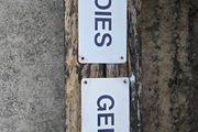 vintage ladies/gents signs