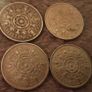 Queen Elizabeth two shilling coins Image 2